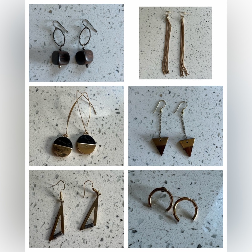 6 Pairs of Earrings